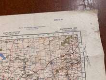 Load image into Gallery viewer, Original WW2 British Army GSGS OS Map of England & Wales - Bala - The Militaria Shop