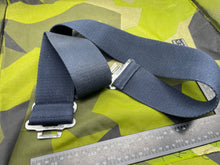 Charger l'image dans la galerie, Original British Royal Navy Blue Canvas Stable Belt - Approx 40" Waist - The Militaria Shop