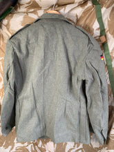 Load image into Gallery viewer, West German Field Jacket Green Wool Shirt Military Uniform Germany - 162/92 - The Militaria Shop