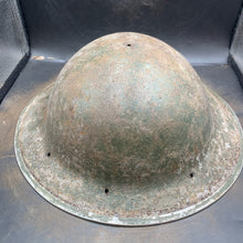 Load image into Gallery viewer, Original WW2 British Army Mk2 "Brodie" Combat Helmet - The Militaria Shop