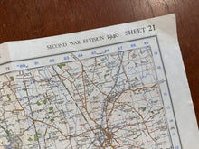 Load image into Gallery viewer, Original WW2 British Army GSGS Os Map of Great Britain - Ripon & Northallerton - The Militaria Shop