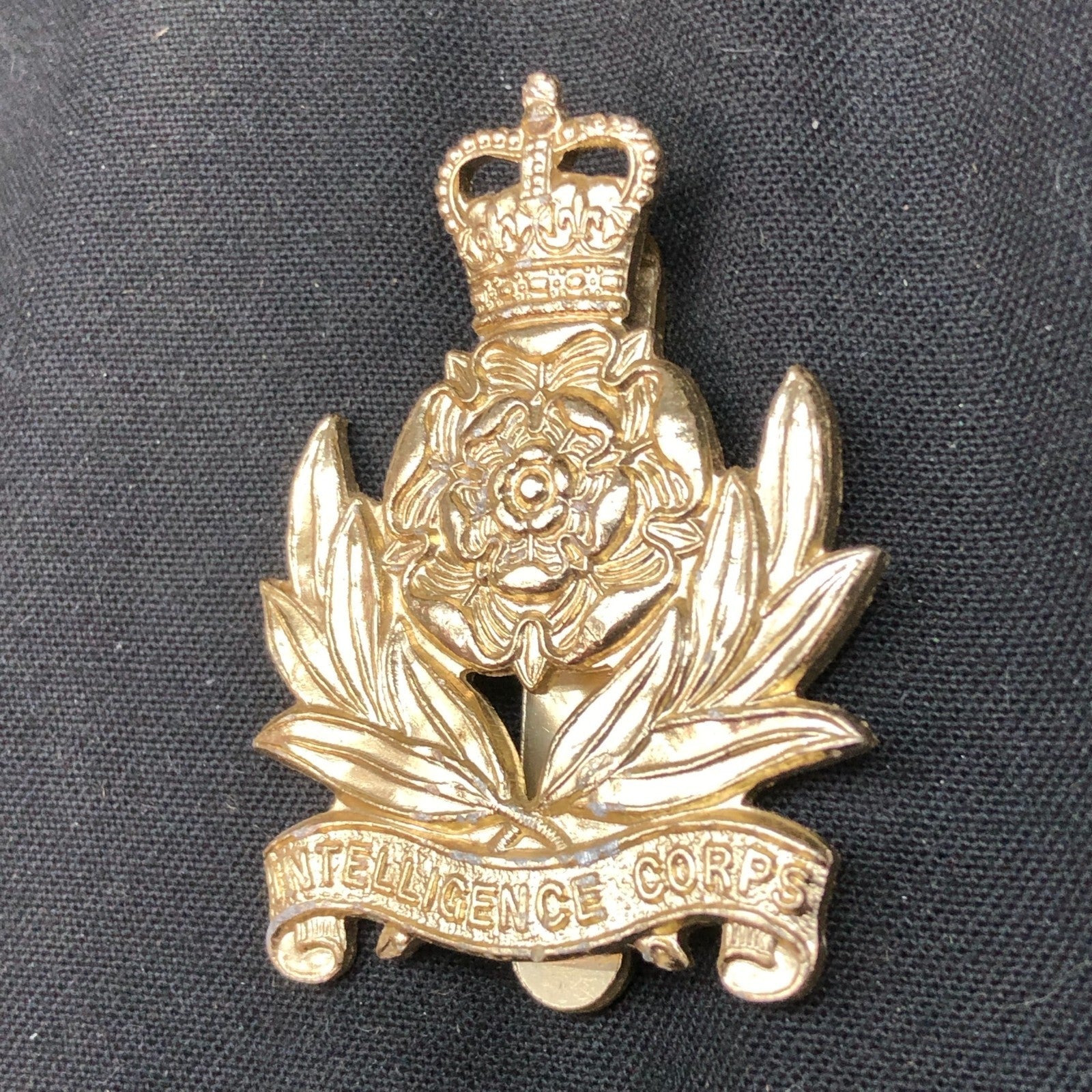 Original British Staybrite Army Cap - Intelligence Corps - The Militaria Shop