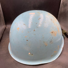 Load image into Gallery viewer, Original Cold War era Czech Army VZ 53-80 Type United Nations UN Blue Helmet - The Militaria Shop