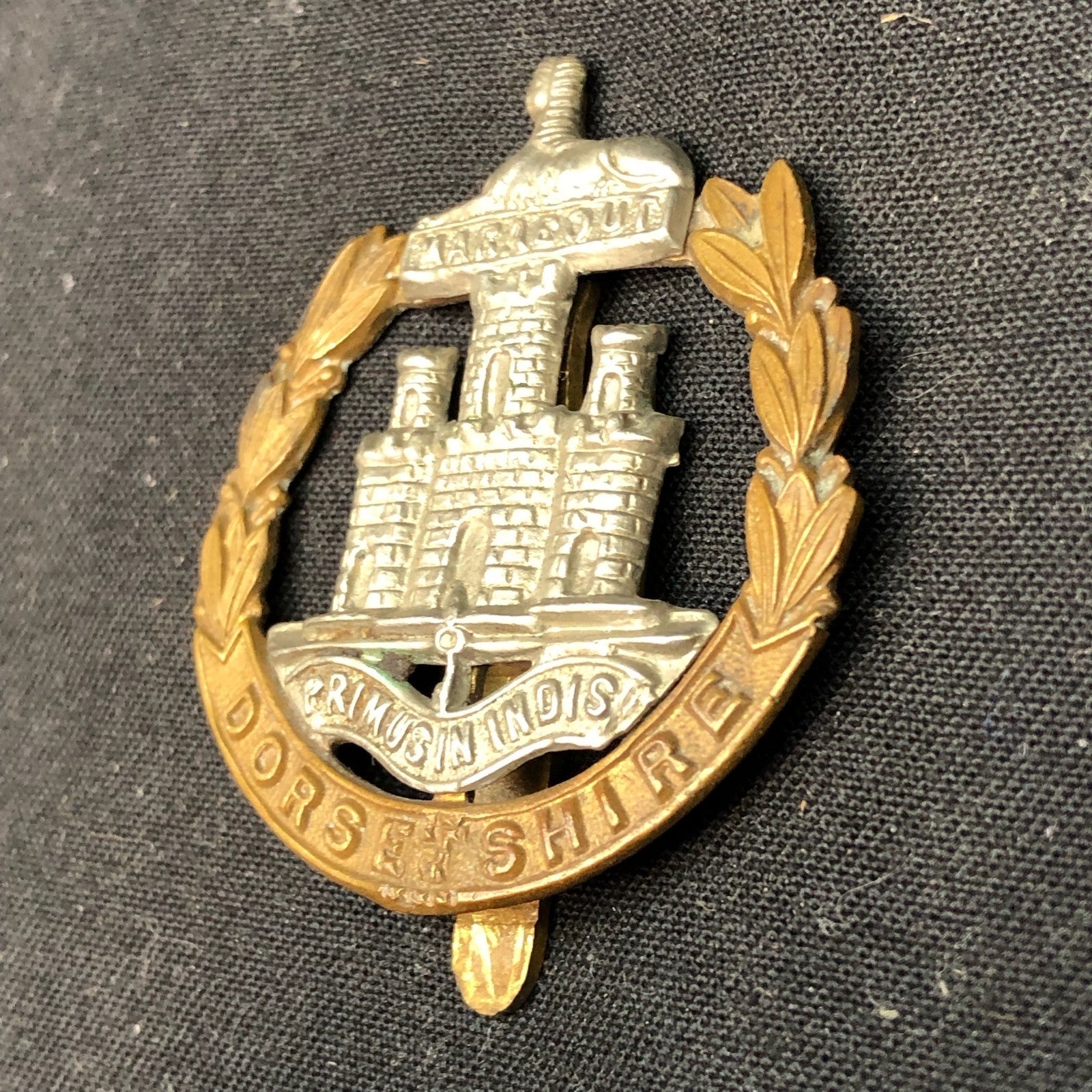 Original British Army Cap Badge - Dorset Regiment - The Militaria Shop