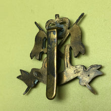 Load image into Gallery viewer, Original British Army Cap Badge - 16th The Queen's Lancers - The Militaria Shop