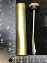 Load image into Gallery viewer, Original WW1 British Army SMLE Enfield Brass Oil Bottle - J.J.B Maker Marked - The Militaria Shop