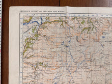 Load image into Gallery viewer, Original WW2 British Army GSGS OS Map of Great Britain - Llanidloes - The Militaria Shop