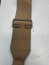 Load image into Gallery viewer, Original WW2 British Army 37 Pattern 1943 Dated L Strap - The Militaria Shop