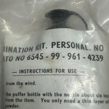 Load image into Gallery viewer, British Army Issue NBC Decontamination Powder Kit Personal No.2 Mk.1 - NEW - The Militaria Shop