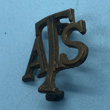 Load image into Gallery viewer, Original WW2 British Army Collar Badge - Auxiliary Territorial Service ATS - The Militaria Shop