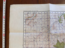 Load image into Gallery viewer, Original WW2 British Army GSGS Map of Scotland - Kingussie - The Militaria Shop