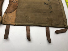 Load image into Gallery viewer, Original WW2 British Army 37 Pattern Despatch Riders High Sided Spats 1943 Dated - The Militaria Shop