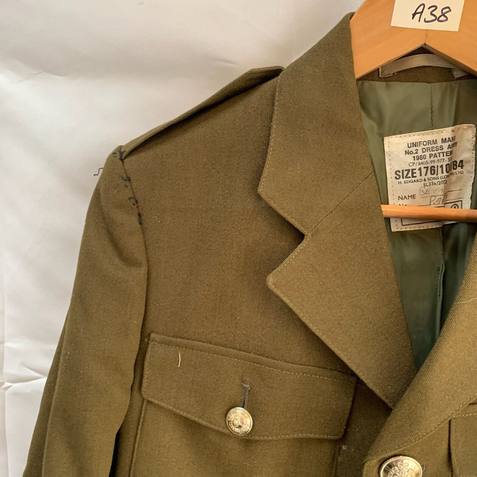 Genuine British Army No.2 Dress Uniform Tunic Jacket - Size 176/100/84 - The Militaria Shop