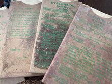 Load image into Gallery viewer, Genuine WW2 British Military Army Eye Shields Anti-Gas - 1944 Dated - The Militaria Shop