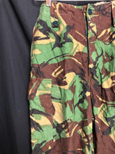 Load image into Gallery viewer, Genuine British Army DPM Camouflaged 68 Pat Combat Trousers - Size 1 - 28" Waist - The Militaria Shop