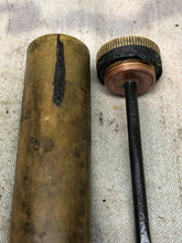 Load image into Gallery viewer, Original WW1 British Army SMLE Enfield Brass Oil Bottle - EFD Marked - The Militaria Shop