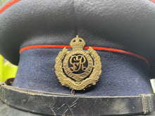 Load image into Gallery viewer, Original WW1 British Army GV Royal Engineer's Peaked Cap - Size 56cm - The Militaria Shop
