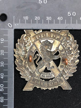 Load image into Gallery viewer, Original WW2 British Army London Scottish Regiment Cap Badge - The Militaria Shop