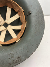 Charger l'image dans la galerie, Original WW2 British Home Front Civillian Zuckerman Helmet & Liner Set - The Militaria Shop
