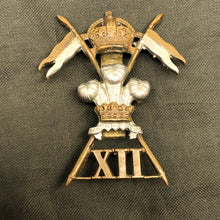 Charger l'image dans la galerie, Original British Army Cap/Beret Badge - 12th Lancers - The Militaria Shop