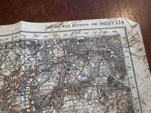 Load image into Gallery viewer, Original WW2 British Army OS Map of Great Britain - Windsor - The Militaria Shop