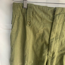 Load image into Gallery viewer, Genuine British Army Surplus OD Green Lightweight Combat Trousers Size 75/80/96 - The Militaria Shop