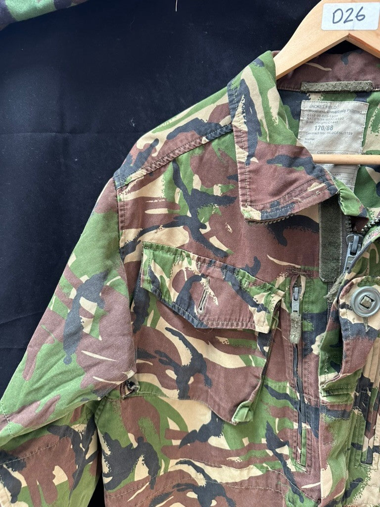 Genuine British Army DPM Camouflaged Combat Field Jacket - Size 170/88 - The Militaria Shop