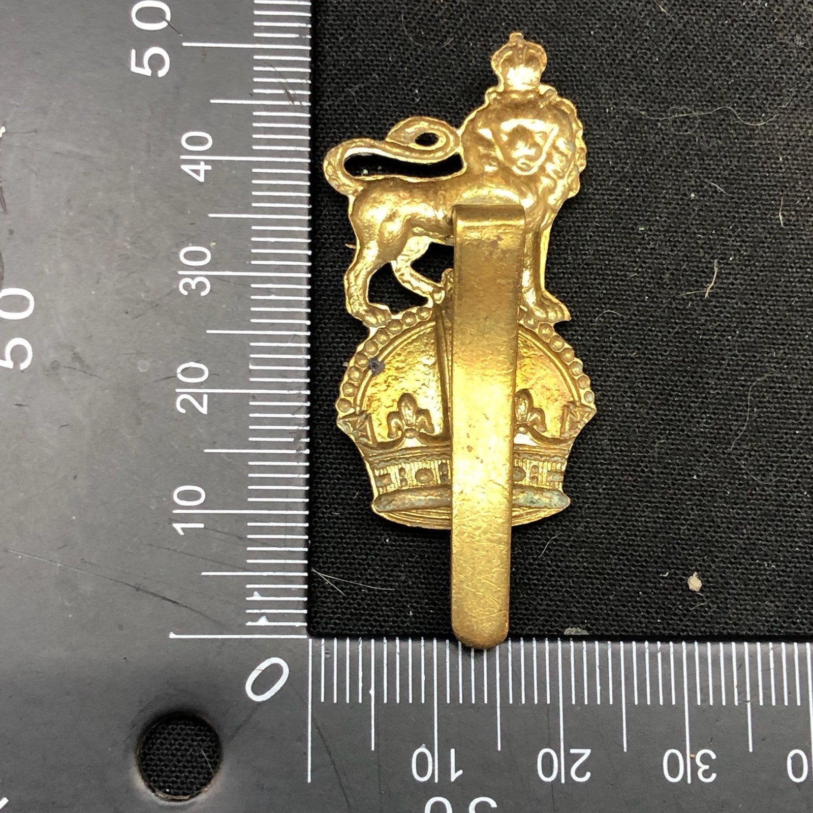 Original WW2 British Army Cap Badge - Royal Devonshire Yeomanry - The Militaria Shop