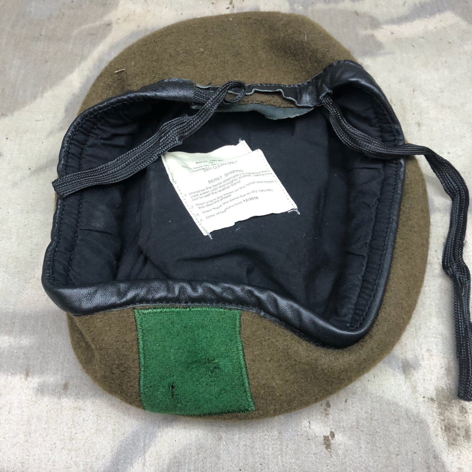 Genuine British Army Forces Beret - Royal Welsh - Size 59 - The Militaria Shop