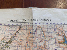 Load image into Gallery viewer, Original WW2 British Army GSGS OS Map of Great Britain - Dolgelley & Lake Vyrnwy - The Militaria Shop