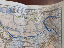 Load image into Gallery viewer, Original WW2 British Army GSGS OS Map of England & Wales - Chester - The Militaria Shop