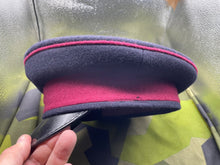 Lade das Bild in den Galerie-Viewer, Original British Army - Royal Army Medical Corps Peaked Cap - Size 59cm - The Militaria Shop
