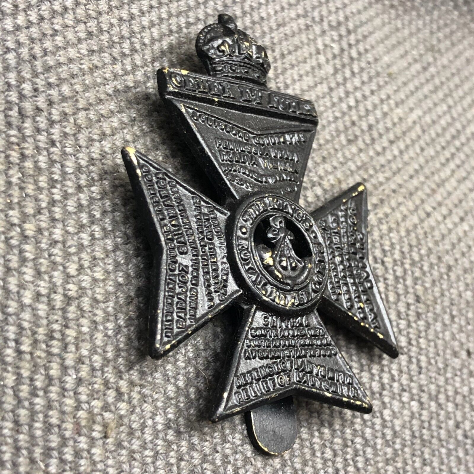Original WW2 British Army Cap Badge - The King's Royal Rifle Corps - The Militaria Shop