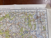 Charger l'image dans la galerie, Original WW2 British Army GSGS OS Map of England - Wimborne & Ringwood - The Militaria Shop