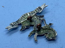Load image into Gallery viewer, Original British Army WW1 7th Dragoon Guards Cap Badge - The Militaria Shop