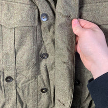 Load image into Gallery viewer, West German Field Jacket Green Wool Shirt Military Uniform Germany - 35" Chest - The Militaria Shop