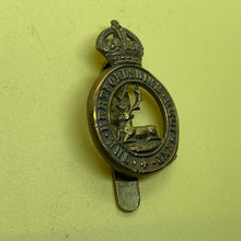Load image into Gallery viewer, Original WW1 British Army Cap Badge - Hertfordshire Regiment - The Militaria Shop