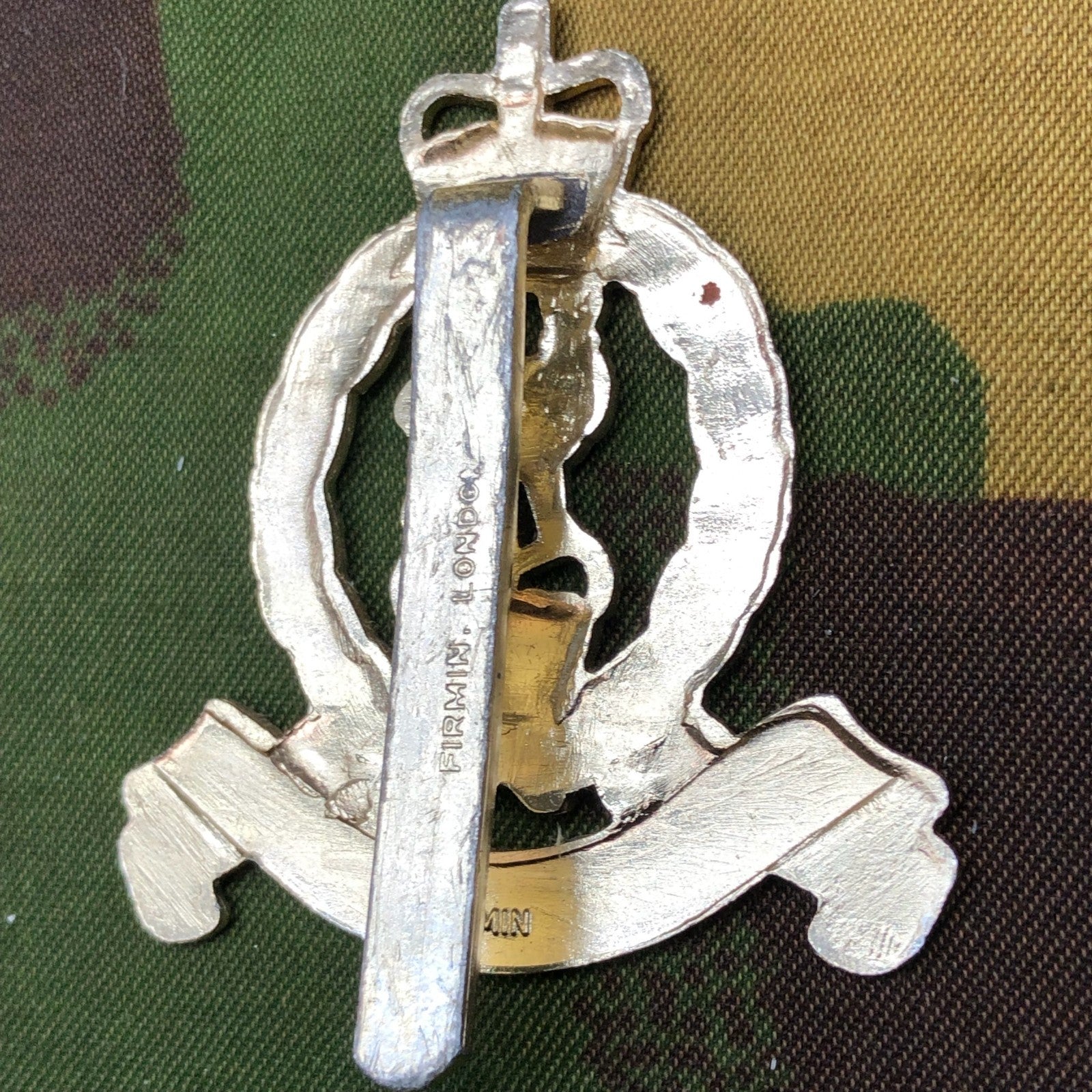 Original British Staybrite Army Cap Badge - Adjutant General's Corps - The Militaria Shop