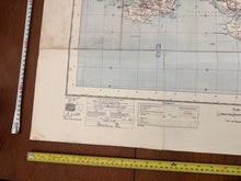 Load image into Gallery viewer, Original WW2 British Army RAF Navy Base Map of South Wales - Cardiff & Swansea - The Militaria Shop