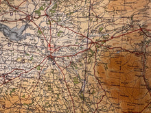 Load image into Gallery viewer, Original WW2 British Army RAF Navy Base Map of England - The Border of Scotland - The Militaria Shop