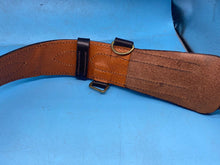 Load image into Gallery viewer, Original British Army Officer's Sam Browne Leather Belt - Approx 38" Waist - The Militaria Shop