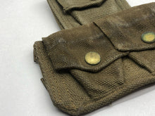 Load image into Gallery viewer, Genuine 37 Pattern Army 3 Pocket Rifle Pouch - WW2 British Army Style - The Militaria Shop