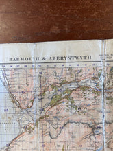 Load image into Gallery viewer, Original WW2 British Army GSGS OS Map Great Britain - Barmouth & Aberystwyth - The Militaria Shop