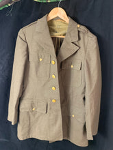 Lade das Bild in den Galerie-Viewer, Original WW2 US Army Class A Dress Jacket 1942 - Private Ryan Prop - 38" Long - The Militaria Shop