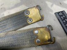 Load image into Gallery viewer, Original British RAF Royal Air Force SMLE Rifle Sling in Blue Canvas - The Militaria Shop