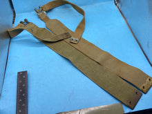 Load image into Gallery viewer, Original Pair of British Army 37 Pattern Khaki Canvas L-Straps - The Militaria Shop