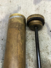 Load image into Gallery viewer, Original WW1 British Army SMLE Enfield Brass Oil Bottle - EFD Marked - The Militaria Shop