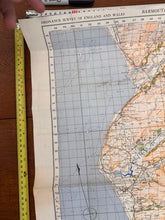 Load image into Gallery viewer, Original WW2 British Army GSGS OS Map of England & Wales - Barmouth Aberystwyth - The Militaria Shop