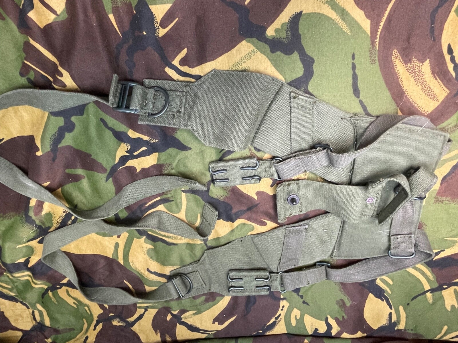 Original British Army 58 Pattern Webbing Yolk / Harness - The Militaria Shop