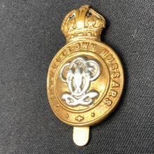 Load image into Gallery viewer, Original WW2 British Army Cap Badge - 7th Queens Own Hussars - The Militaria Shop